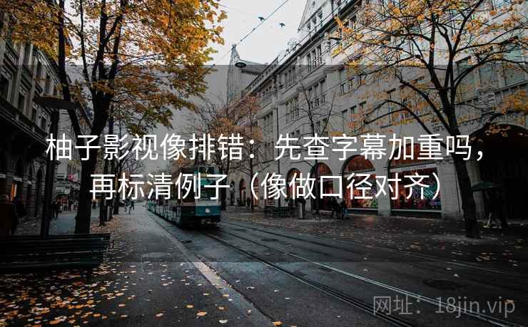 柚子影视像排错：先查字幕加重吗，再标清例子（像做口径对齐）